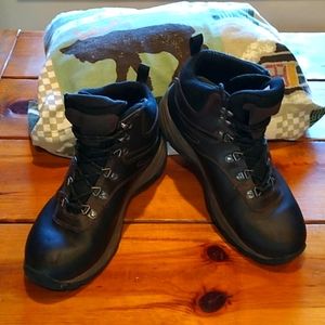 Eddie Bauer Men's Everett Waterproof Hiking Boots Brown Size 10 M Leather